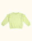 Trui - Ruffle Lime