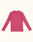 T-Shirt - Rib Turtle Neck Violet