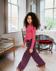T-Shirt - Rib Turtle Neck Violet