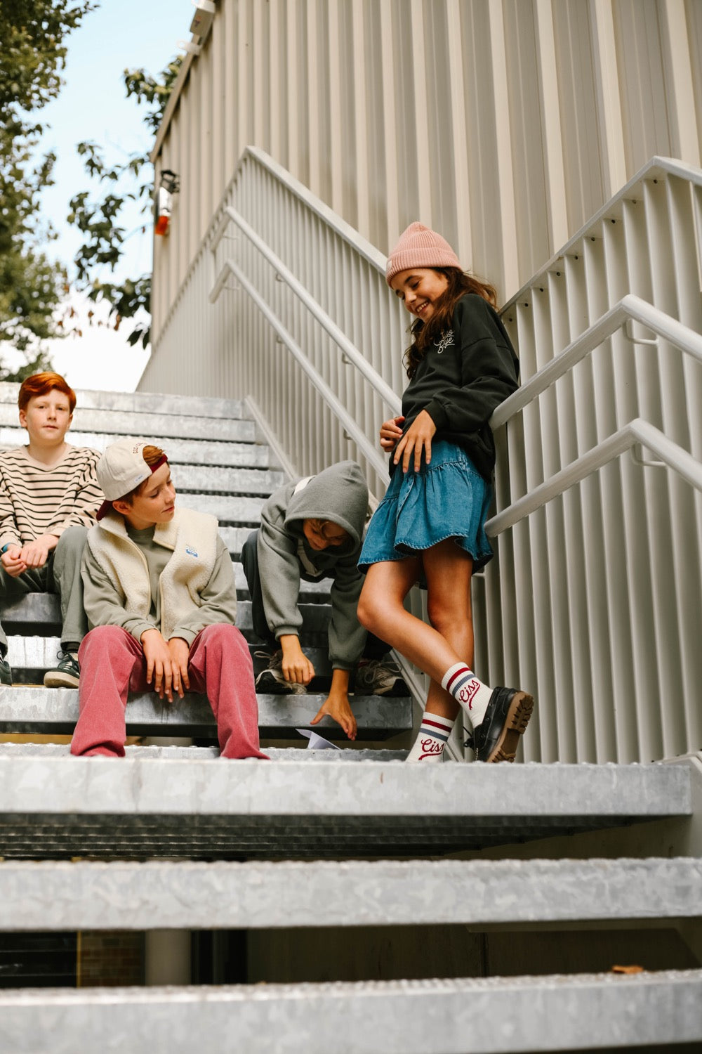 Broek - Twill Burgunday Rood