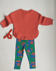 Broek - Rib Flower