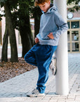 Trui - Hoodie Greyish Blue