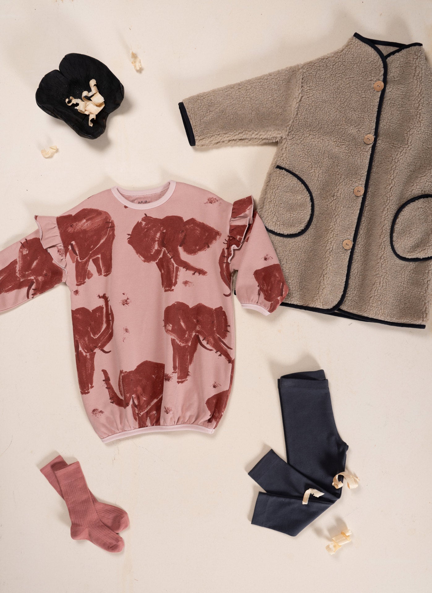 Kleed - Roze Fleece