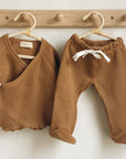 Kimono Set with bow - Chocolate
